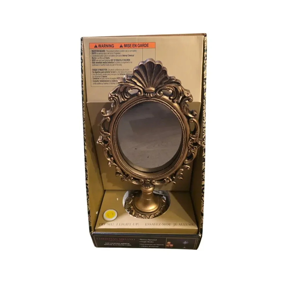 Christian Siriano Viral Halloween LED Lighted Ghost Mirror NEW